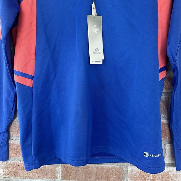 NWT Adidas Condivo Predator Soccer Track Jacket Medium Blue - Picture 2 of 8